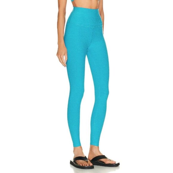 NWT Beyond Yoga Spacedye Spin Out High Waist Legging size XL - Blue Glow Heather - Picture 4 of 7